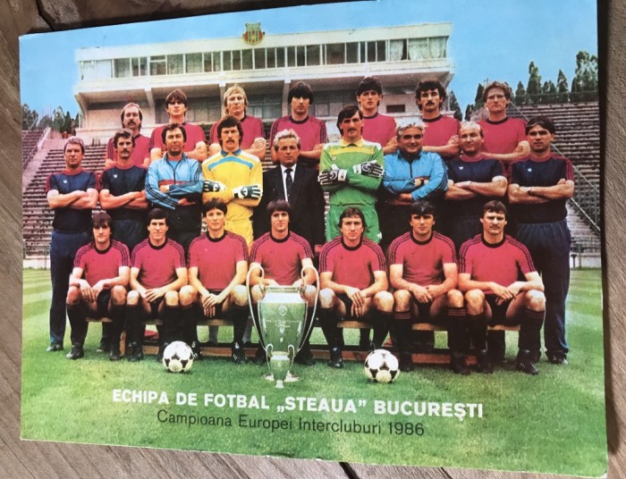 CPA. Carti Postale Tematice Fotbal Steaua 1986