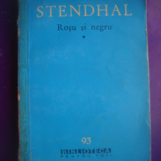 HOPCT ROSU SI NEGRU/ STENDHAL /VOL I 1965 - 309 PAGINI