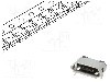Conector USB B micro, versiune USB 2.0, orizontala, GCT - USB3135-30-A