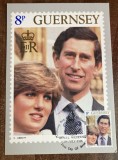 C12 - maxima straina - Guernsey - Lady Diana si Printul de Wales - 1981