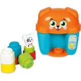 Clementoni - Jucarie educationala Soft Clemmy cos Catelus cu cuburi de