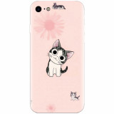 Husa silicon pentru Apple Iphone 6 / 6S, Cute Cat 101