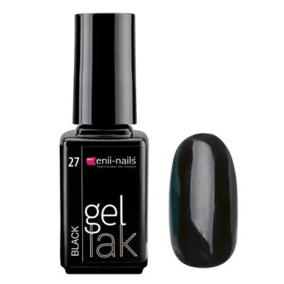 ENII Lac gel UV Power Polish &amp;ndash; Black 27, 11 ml foto