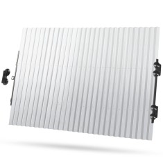 Parasolar Auto Retractabil Automat pentru Parbriz sau Luneta Spate tip Jaluzea cu Ventuze, Latime 80cm