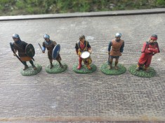 Lot A - 5 Soldati medievali - Del Prado 1:32 foto