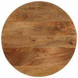 Blat de masa rotund, &Oslash; 50x2,5 cm, lemn masiv de mango brut GartenMobel Dekor, vidaXL