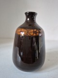 Vaza ceramic vintage, 13cm inaltime