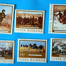 TIMBRE ROMANIA LP 933/1977 Centenarul Independentei de Stat -Serie simpla-MNH