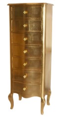Comoda baroc din lemn masiv auriu BAR136