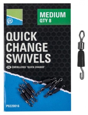 Vartej Rapid Preston Quick Change Swivels Medium foto