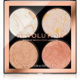 Makeup Revolution Cheek Kit paletă de farduri pentru obraji culoare Take a Breather 4 x 2.2 g