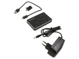 Stație de andocare USB 3.1 neagră