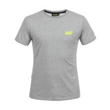 Valentino Rossi tricou de bărbați grey logo VR46 yellow Core - XS