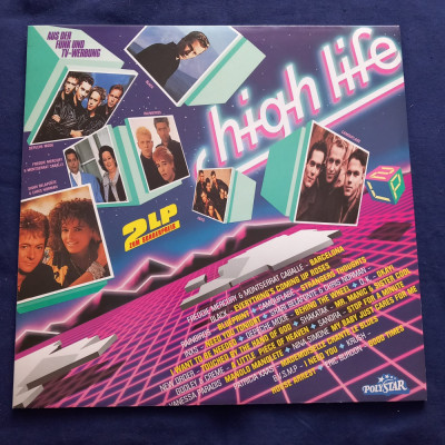 various - High Life 2 x Lp Polystar Germania 1988 NM / NM Freddie Mercury Sandra foto