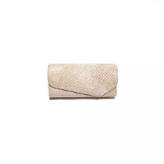 Geanta plic seara mic pentru ocazii si petreceri, bej sclipitor, 20 x 10 cm, Magrot 20460 foto
