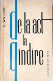 De la Act la Gandire - H. Wallon, Psihologie, Editura Stiintifica 1964, Carte in Romana