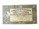 Cumpara ieftin Rara! Elvetia 5 Francs 1947,bancnota din imagini