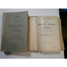 COURS DE DROIT CIVIL POSITIF FRANCAIS ( 2 VOL ) - LOUIS JOSSERAND