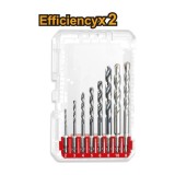 Set Burghie Multifunctionale 16buc Industrial Hex Shank pentru Metal Zidarie Lemn 2-10mm AKDL11608 &ndash; set burghie universal profesionale