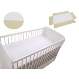 Cearceaf Klups fara elastic Bej 120x60 GreatGoods Plaything