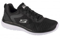 Pantofi pentru adidași Skechers Bountiful - Quick Path 12607-BKW negru foto