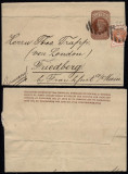 Great Britain - Postal stationery Uprated Wrapper to Germany DB.106