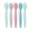 Set 5 lingurite hranire bebelusi, flexibile, cu maner anatomic, 3+ luni, Reer BabySpoon 23022 Children SafetyCare