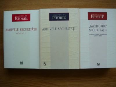 ARHIVELE SECURITATII - 2 volume / PARTITURILE SECURITATII - 1 volum foto