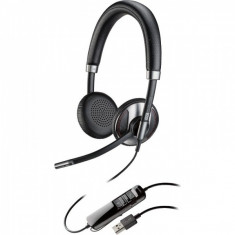 Casca Call Center Plantronics BLACKWIRE C725, USB, Binaural, Noise Canceling - PLC00159 foto