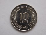 10 CENTS 1982 SINGAPORE-XF