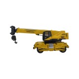 Macara Jucarie cu Brat Telescopic Extensibil, Roti, Manivela, Picioare Stabilizare, Plastic, 25cm, +6 Ani