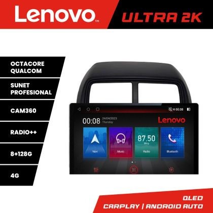 Navigatie Peugeot 4008 2012-2018, Ecran 2K QLED 13&quot;,Octacore,8Gb RAM,128Gb Hdd,4G,360,DSP,Carplay,Bluetooth v1 CarStore Technology