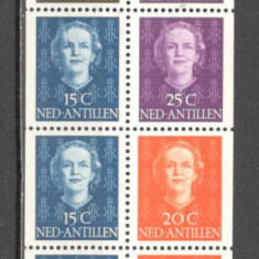 Antilele Olandeze.1950/79 Regina Iuliana din carnet PD.16
