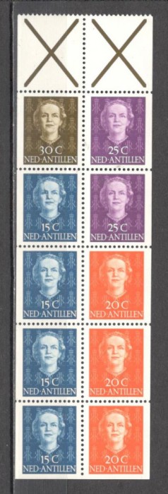 Antilele Olandeze.1950/79 Regina Iuliana din carnet GZ.5