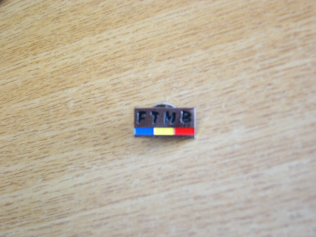 QW9 J 57 - Insigna - tematica industrie - inscriptia FTMB