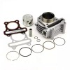 Kit Cilindru Motor Scuter Chinezesc GY6 4T 60cc 44mm TMMP Set Motor Complet Garnituri Piston Segmenti