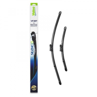 Set stergatoare Valeo Silencio 650 450mm VF387 pentru Audi A1, A3, Seat Leon, Ateca, Skoda Fabia IV, Kamiq, Karoq, Octavia IV, Superb, VW Golf VII, Go foto