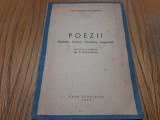 ION BUDAI-DELEANU - Poezii Balade, Imnuri, Cantece, Legende - 1943, 99 p., Alta editura