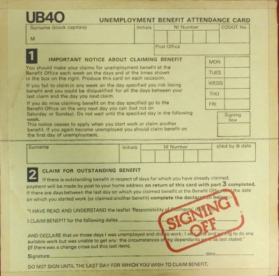UB40 &amp;lrm;&amp;ndash; Signing Off , LP+EP, UK, 1980, stare VG+ foto