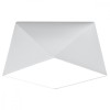 Lustră De Tavan Hexa Alb Pvc 1 Bec Geometric Modern De Interior