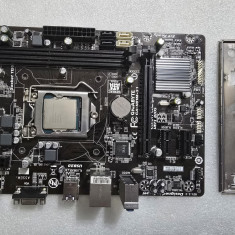 Placa de baza GIGABYTE GA-H81M-S1, LGA 1150 + Procesor G3220 - poze reale