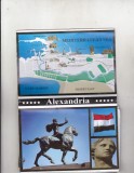 bnk cp Egipt - Alexandria - pliant cu 18 cp necirculate