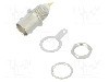 Conector BNC, 50&Omega;, mama, aurit, AMPHENOL - 031-221-RFX