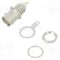Conector BNC, 50&Omega;, mama, aurit, AMPHENOL - 031-221-RFX