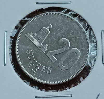C50 - Moneda foarte veche - Ecuador - 20 sucres - 1988 foto