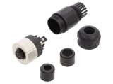 Mufă M12 8 PIN mamă pe cablu drept DeviceNet/CANopen