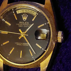 CARCASA+CADRAN Ceas vintage barbatesc de colectie ROLEX-Quartz-zi/data-vezi foto