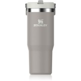 Stanley IceFlow&trade; Flip Straw Tumbler sticlă inoxidabilă pentru apă Ash 890 ml