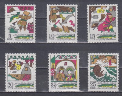 A12 S4 1 - Timbre foarte vechi - Fosta Germanie Democrata - DDR - basme foto