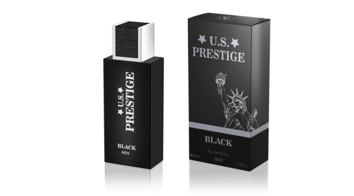 Apa de parfum US Prestige Black 50 ml barbati / replica Armani - Code for Men